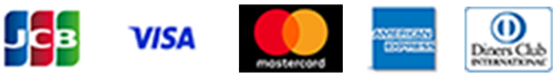 JCB,VISA,mastercard,american express,DINERS