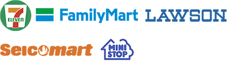 セブンイレブン,ファミリーマート,ローソン,セイコーマート,ミニストップ