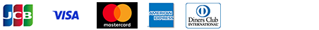 JCB,VISA,mastercard,american express,DINERS
