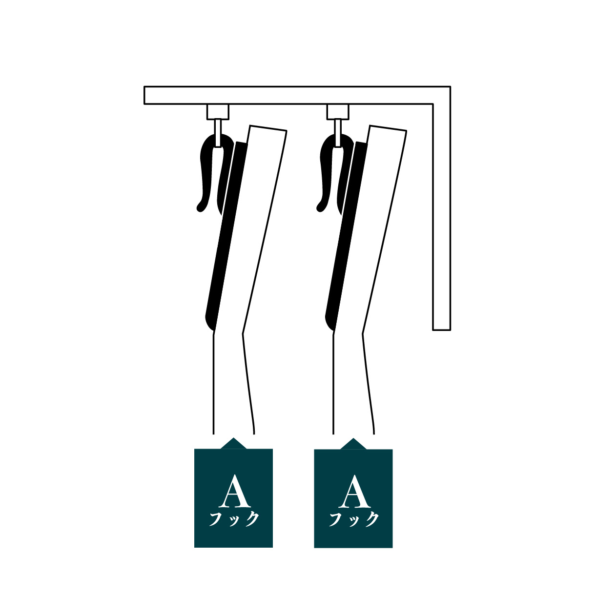 カーテンボックス／ダブルレール