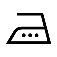 高温でアイロン