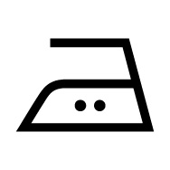 中温でアイロン